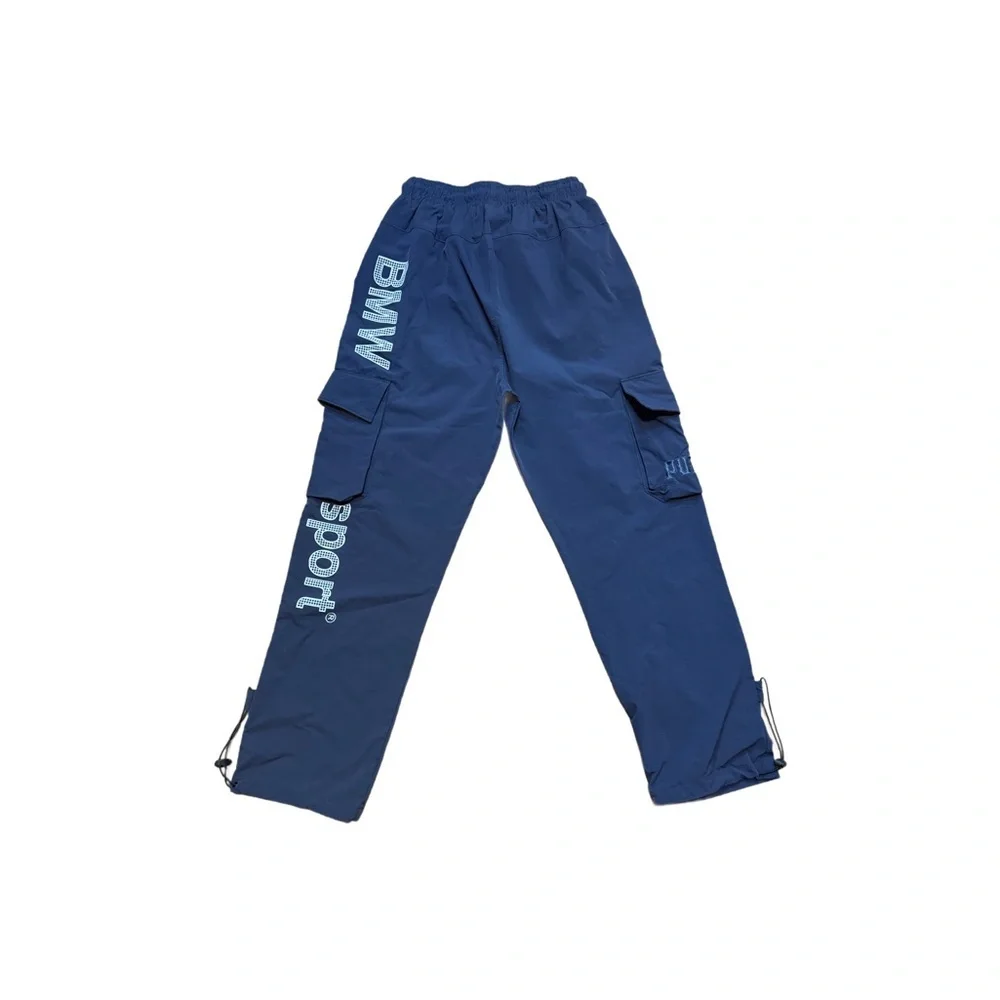 BMW Kids Navy Joggers with Cargo Pockets Puma x BMW Motorsport track pants